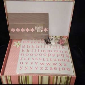 Brand new baby mini scrapbook